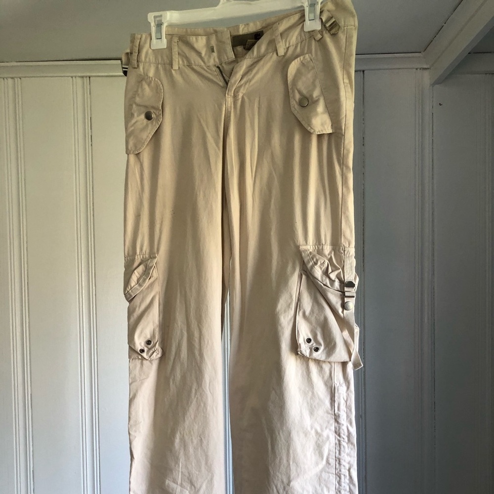 Beige/cream cargo utility pant - Picture 2 of 8